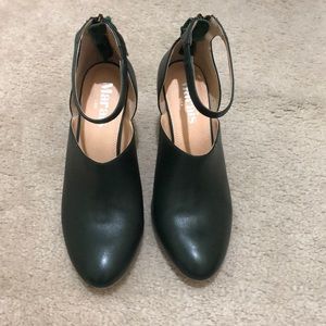 Leather Mary Jane heels by marais